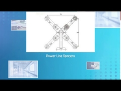 Transmission Line Hardware Spacer Damper Dimension 750Ø For Six Bundle